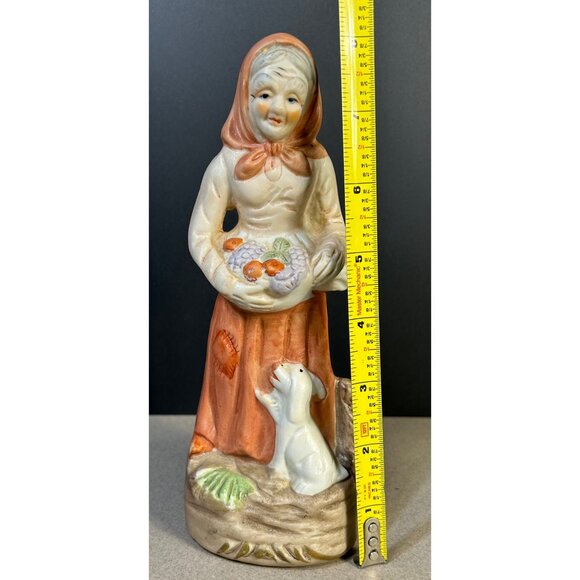 Vtg Homco Bisque Peasant Old Lady Figurines Elderly Farmers Home Decor -Set of 3 - Picture 10 of 10
